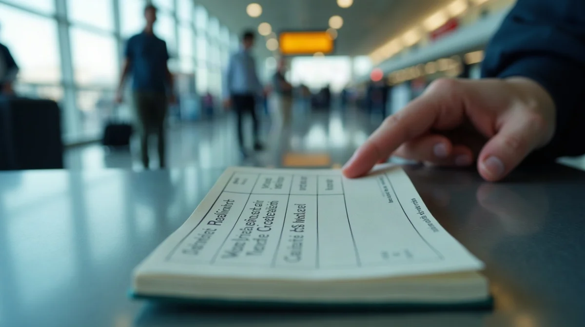 Six-Month Passport Validity and Three Blank Pages